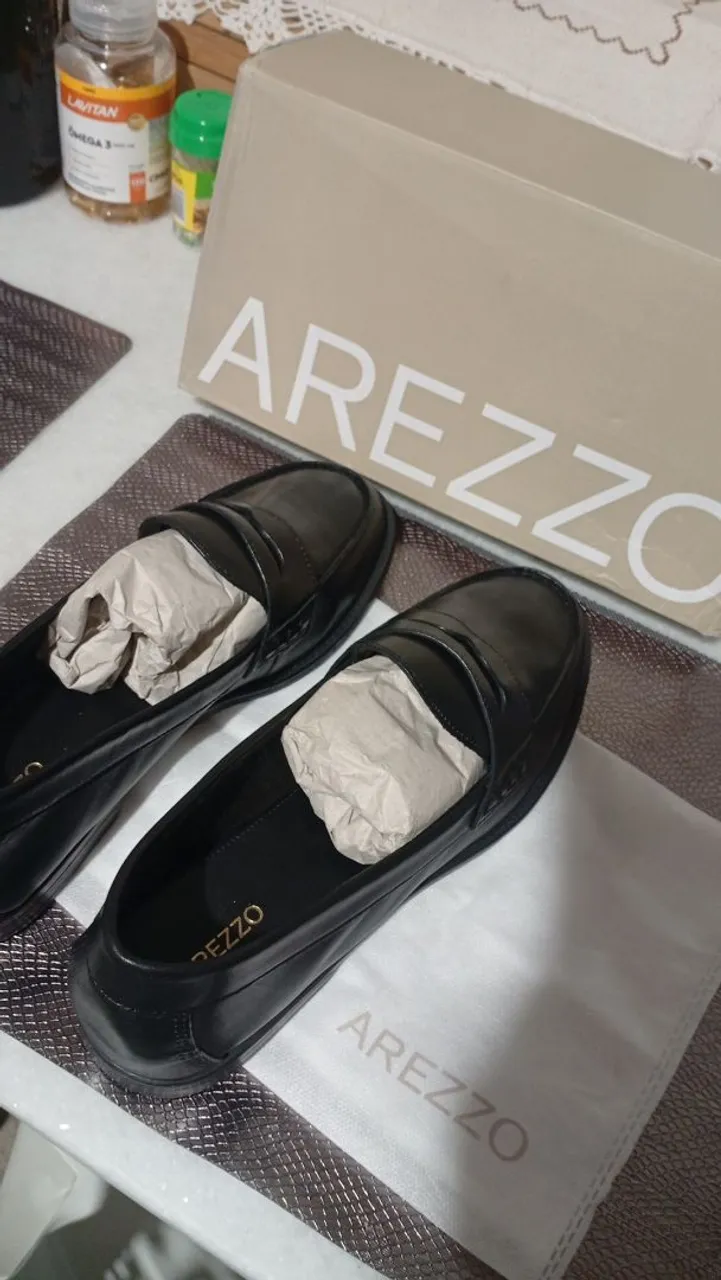 Sapato Mocassim Arezzo - Novo
