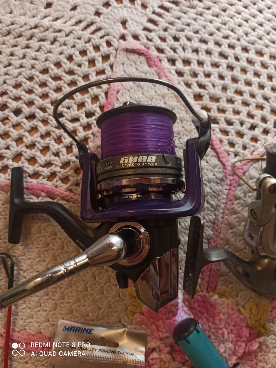 Varas de pesca 4,20 +3,30 com 2 molinetes. - Foto 4