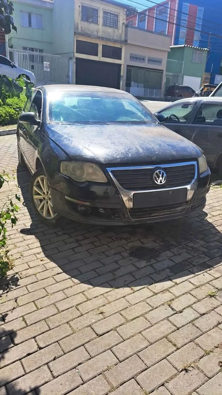 SUCATA VOLKSVAGEM PASSAT 2.0 FSI ASPIRADO 2006 PARA VENDAS DE PECAS EM GERAL.