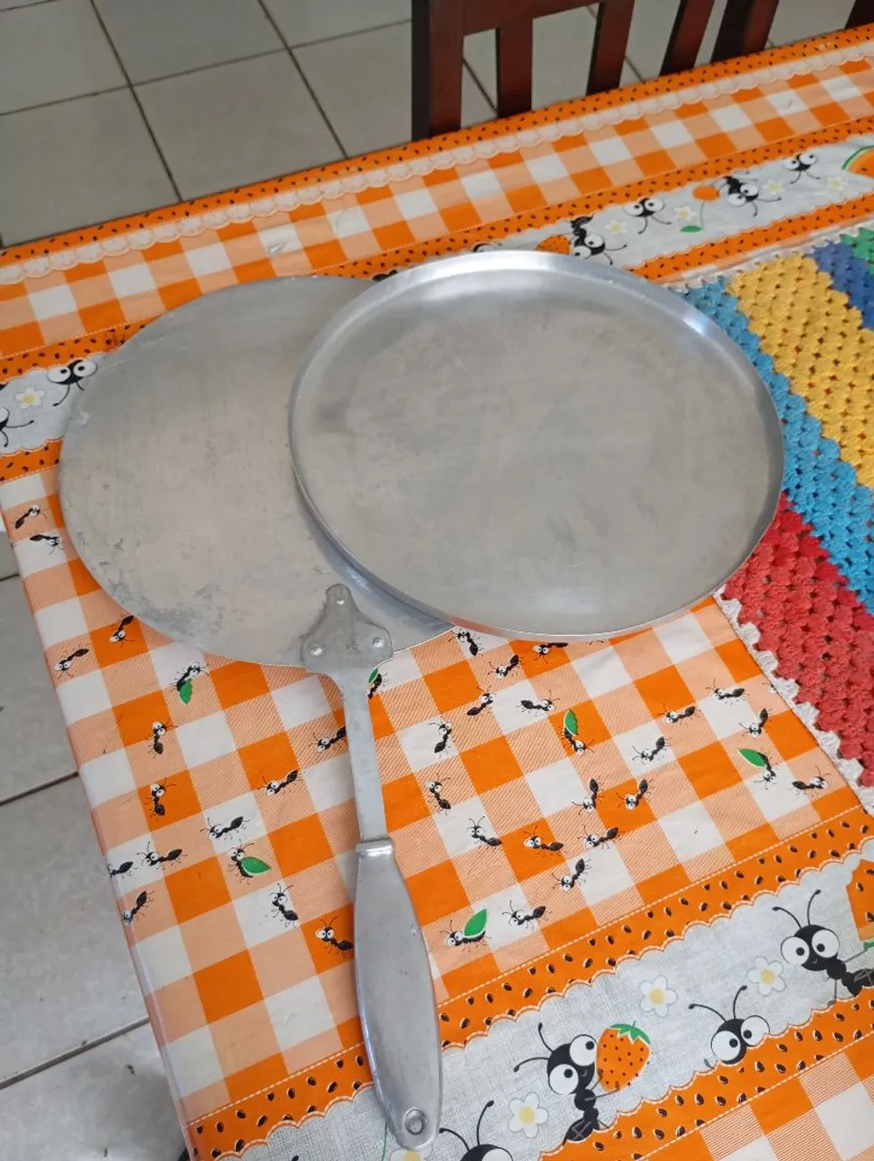 Conjunto de formas para pizza com pá