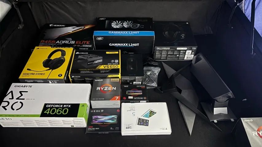 Setup Gamer Completo Ryzen 7 5700X3D + RTX 4060 + Alienware 240hz + Periféricos Premium - Foto 5