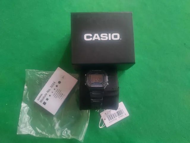 Relógio digital pulso Casio W-218H-1BV - Preto  - Foto 2