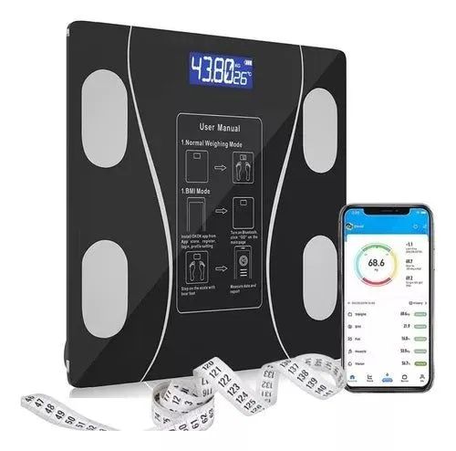 Balança eletrônica bluetooth bioimpedância (entrega)