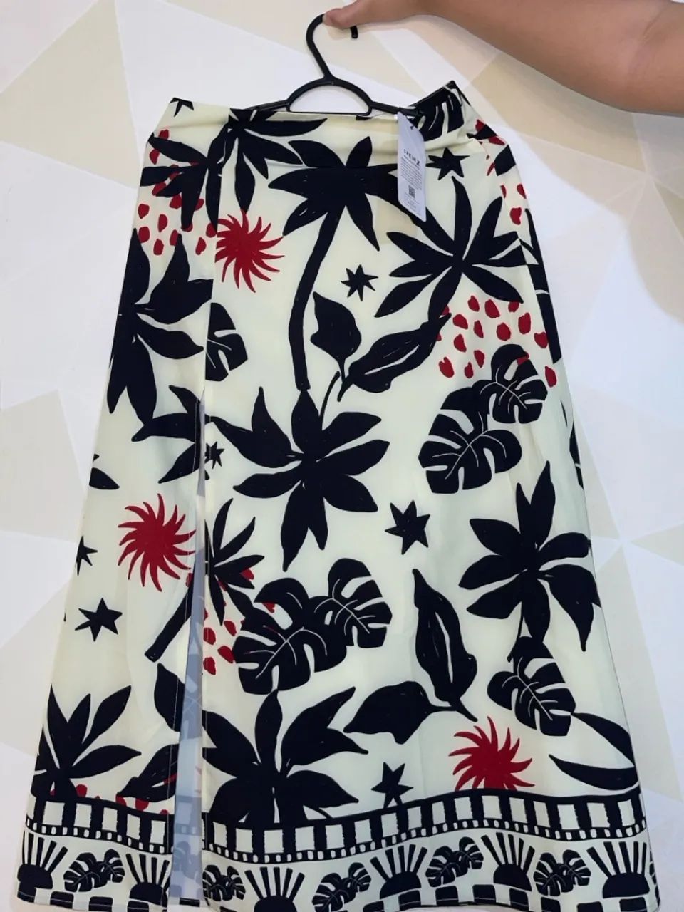 Saia Midi Estampada - Foto 3