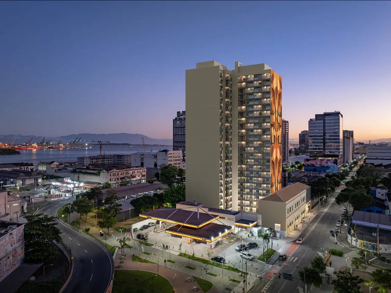 STUDIOS MODERNOS OU 1 QUARTO CONFORTÁVEL PARA MORAR NO PARQUE DO PORTO PORTO MARAVILHA RJ - Foto 5