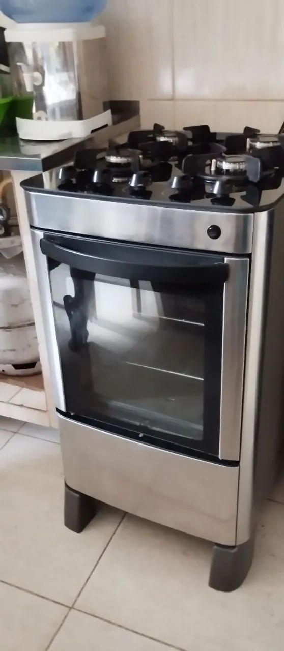 Fogão 4 Bocas de mesa de vidro