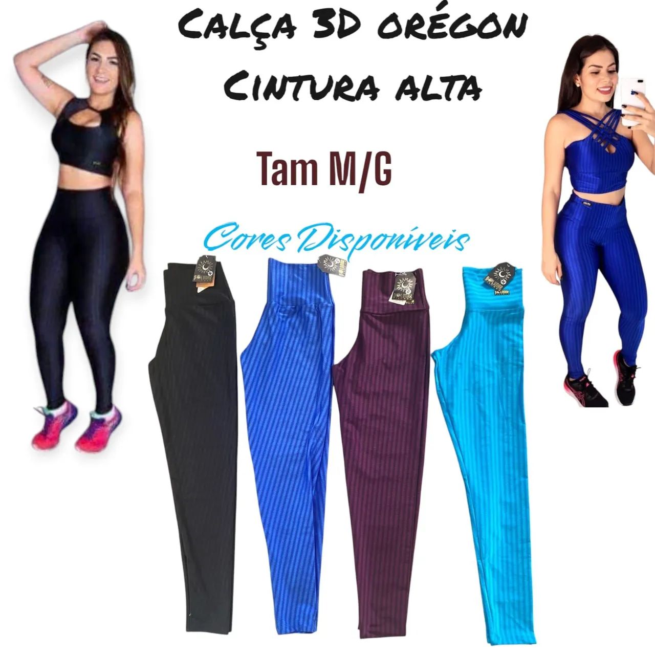 Calça Legging 3D Oregon - Diversas Cores - Foto 2