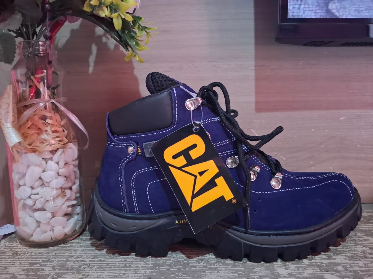 Bota Caterpillar Azul - Nova