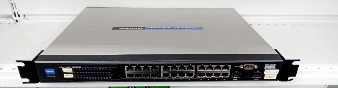 Switch SRW2024P 24 portas Linksys