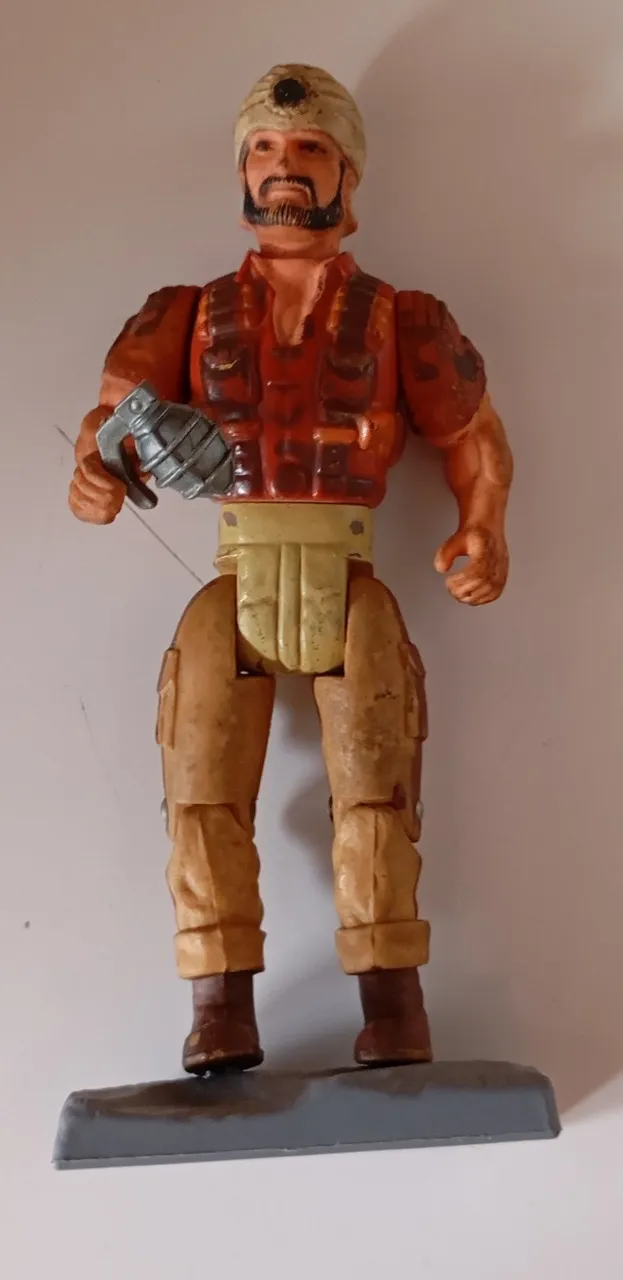 Boneco Marajá SOS Commandos Gulliver Anos 80