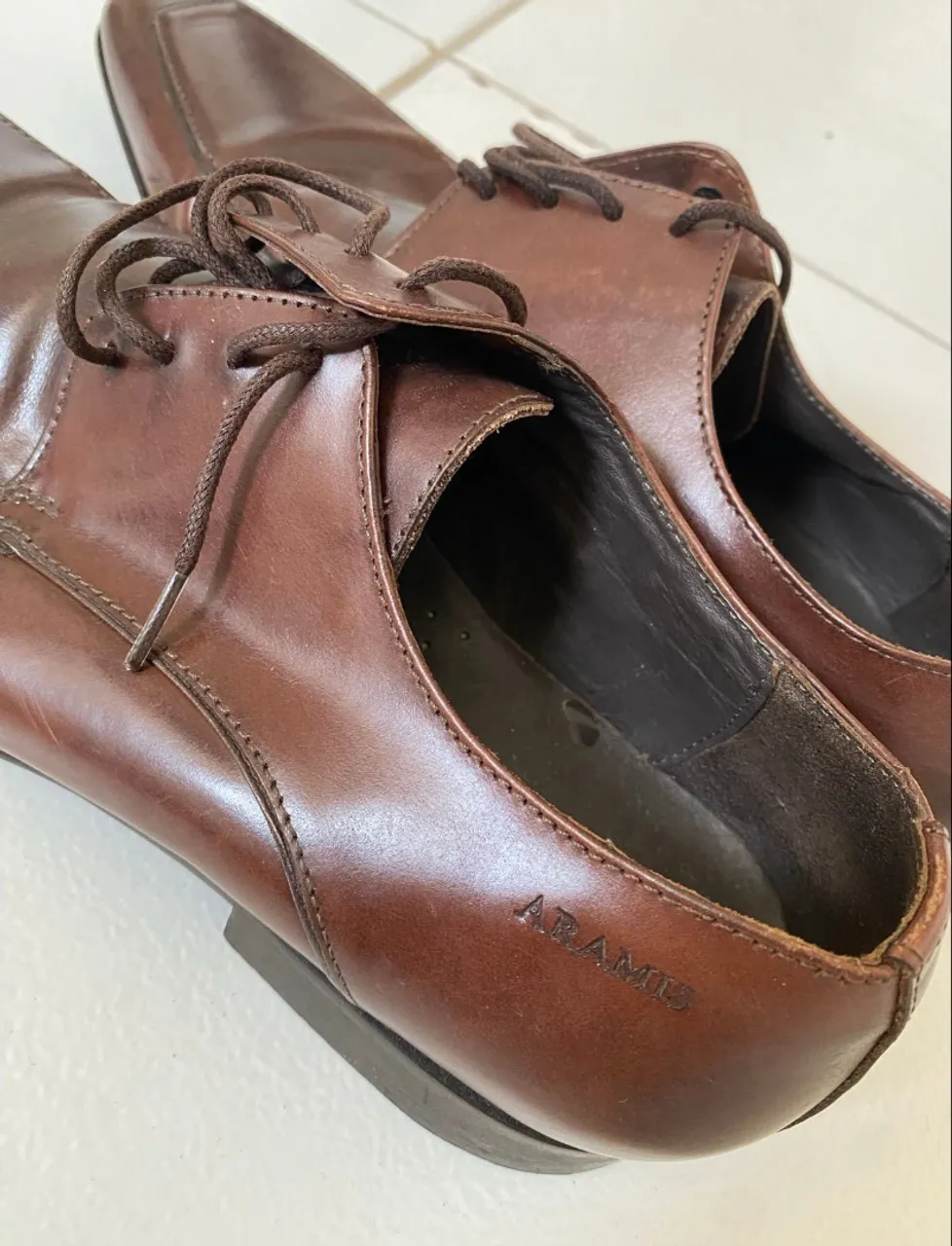 Sapato social Aramis em couro marrom 41