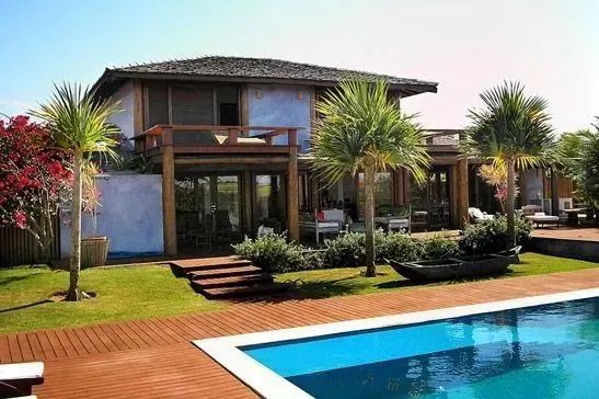 ALUGO POR TEMPORADA - Mansão Vista Mar-35 Pessoas-8 Suítes AR/TV/BOX/Água Quente-Próxima B