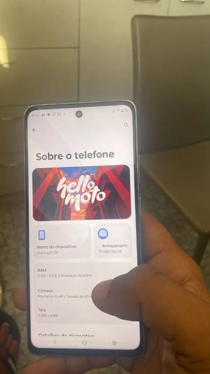 Telefone em ótima condição de uso sem detalhes 
