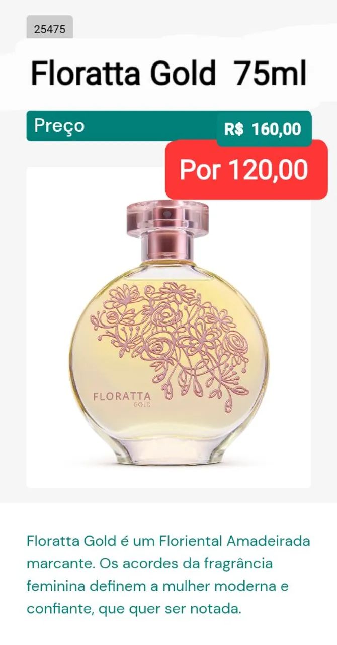 Floratta Gold 75ml - Perfume Feminino