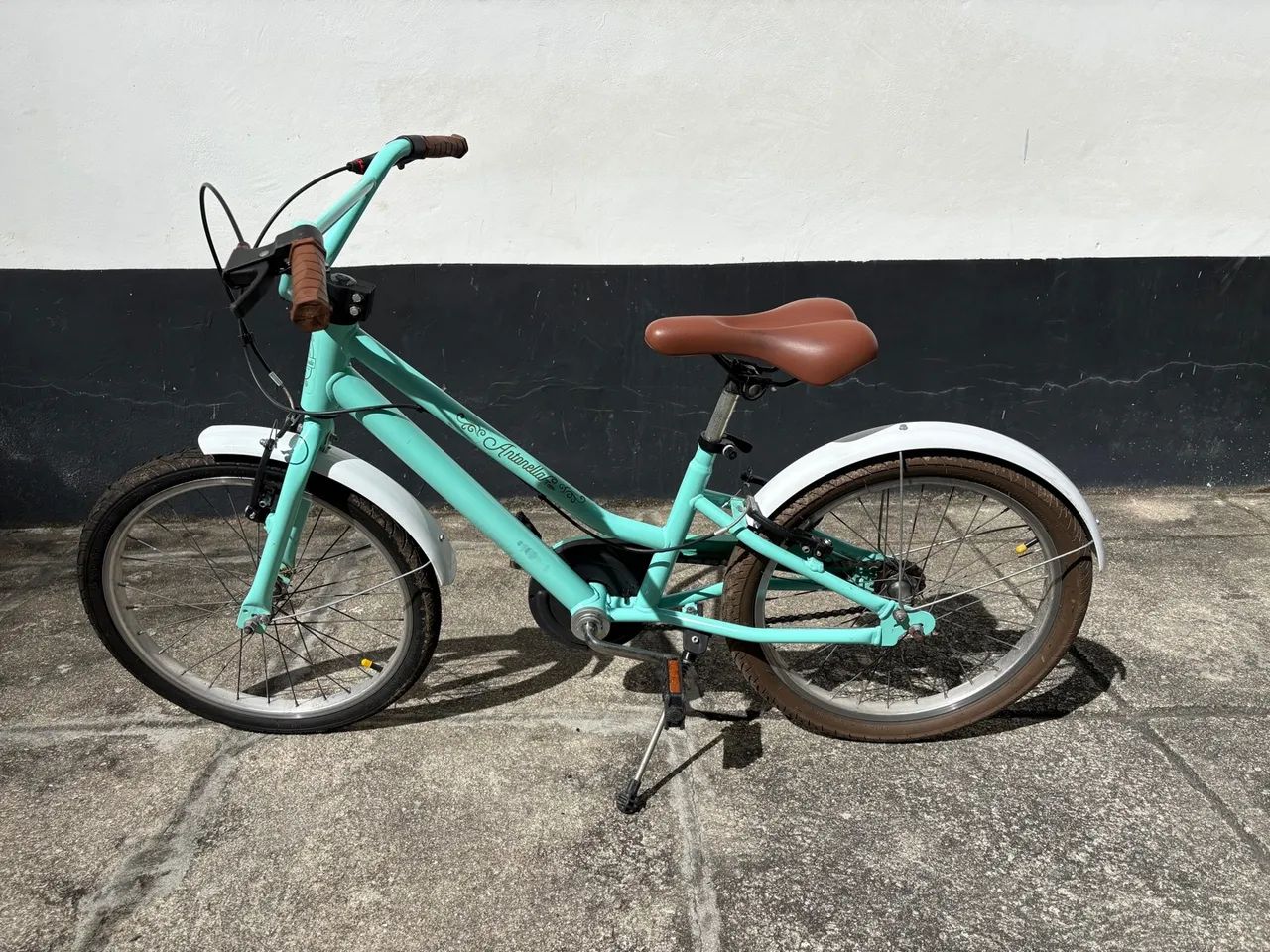 Bicicleta passeio infantil Nathor Antolella aro 20 acqua - Foto 2