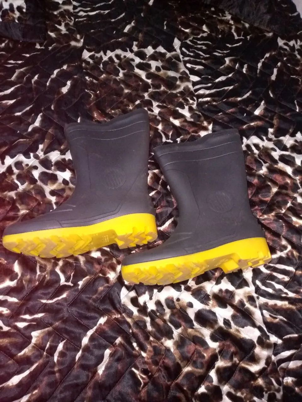 Botas de chuva para motoqueiro