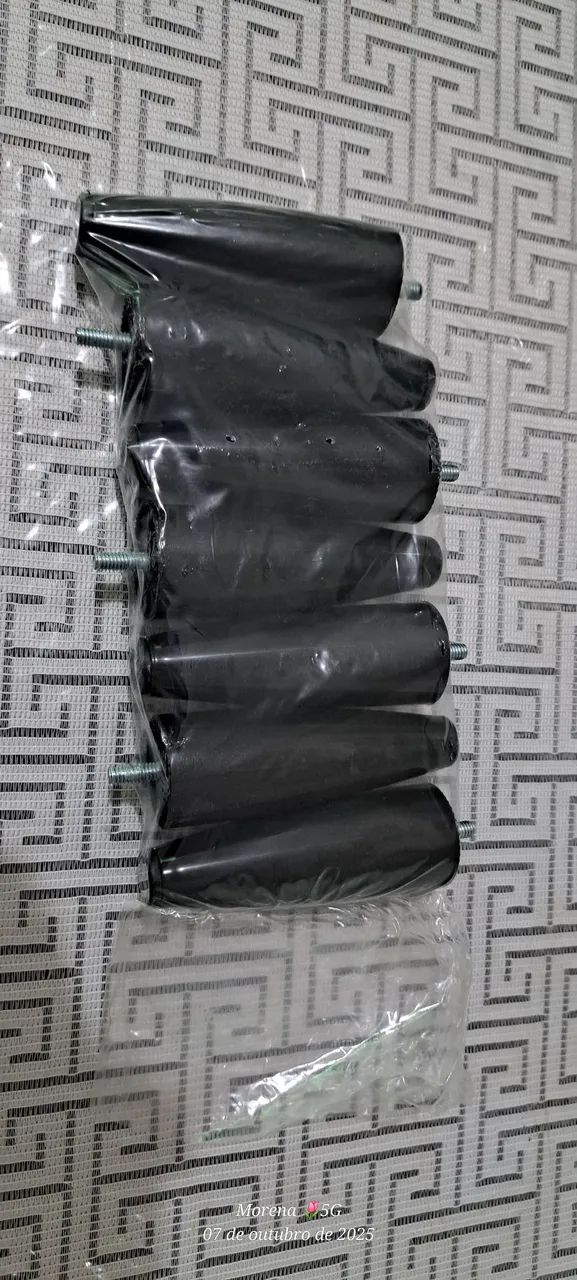 Kit pé de cama com 7 unidades 