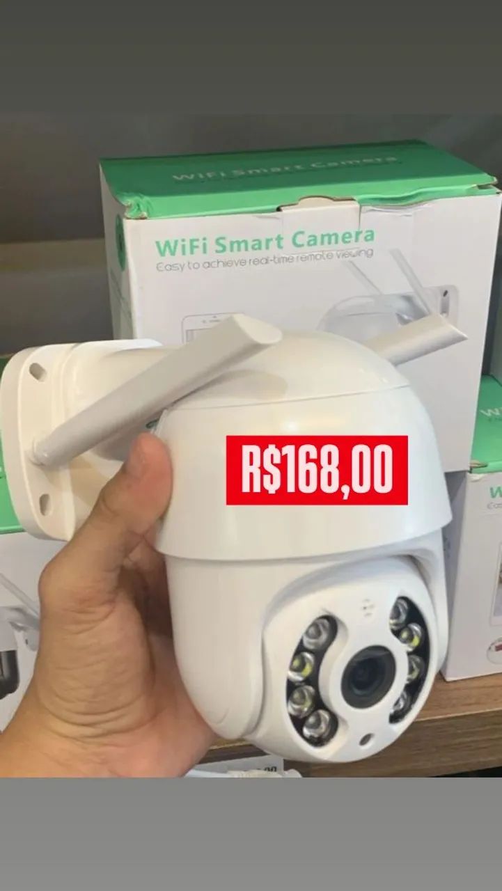 Câmera Wi-Fi Smart - Segurança e praticidade!