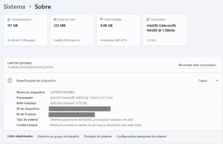 Notebook Asus Vivobook Go E510KA - Foto 5