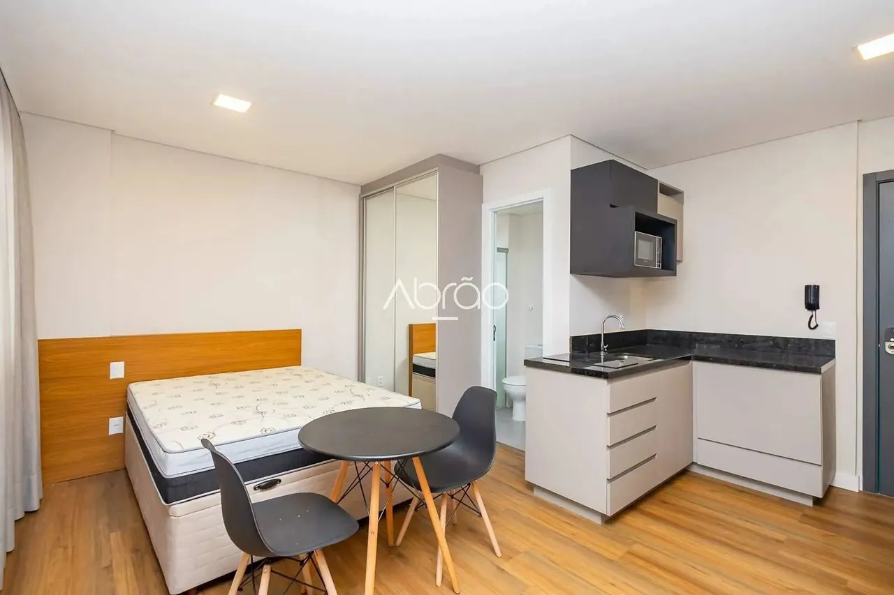 Studio mobiliado completo com sacada para alugar no Batel 30,33 m² - BF2211 | Ref 400