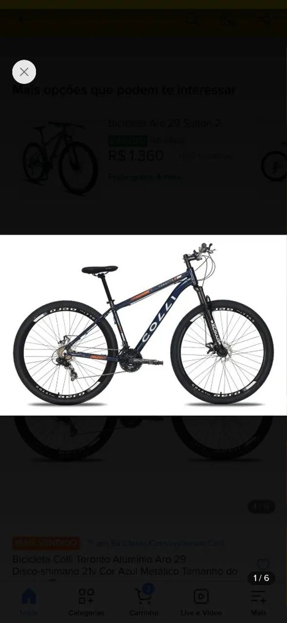 Bicicleta de corrida colli toronto 0KM
