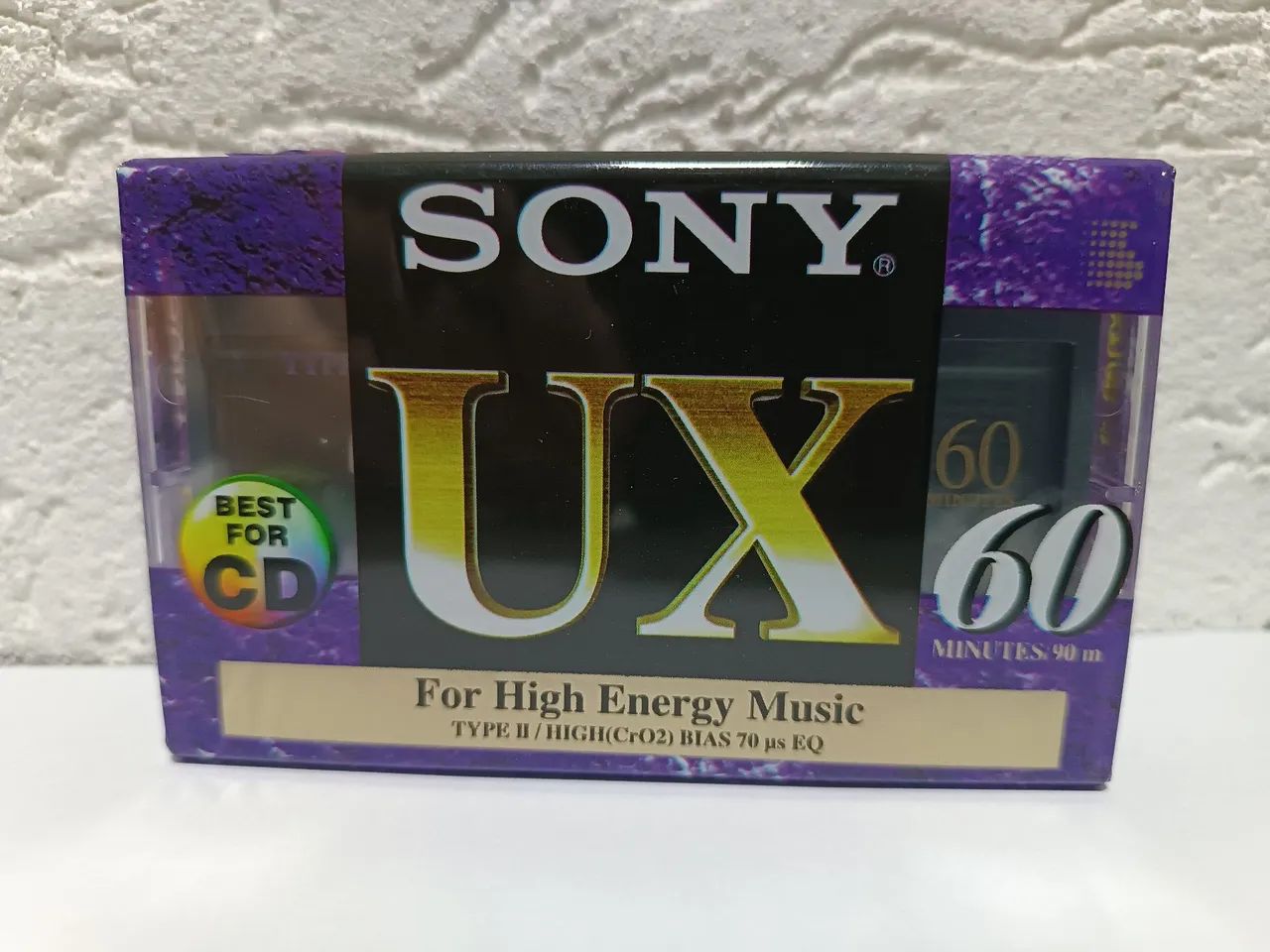 Fita K7 Sony ux60 novo lacrado 