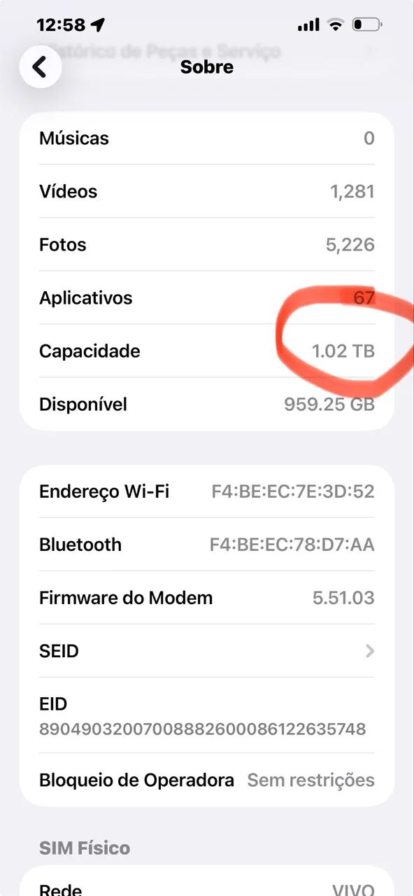 ? iPhone 13 Pro Max 1TB - Dourado  - Foto 5