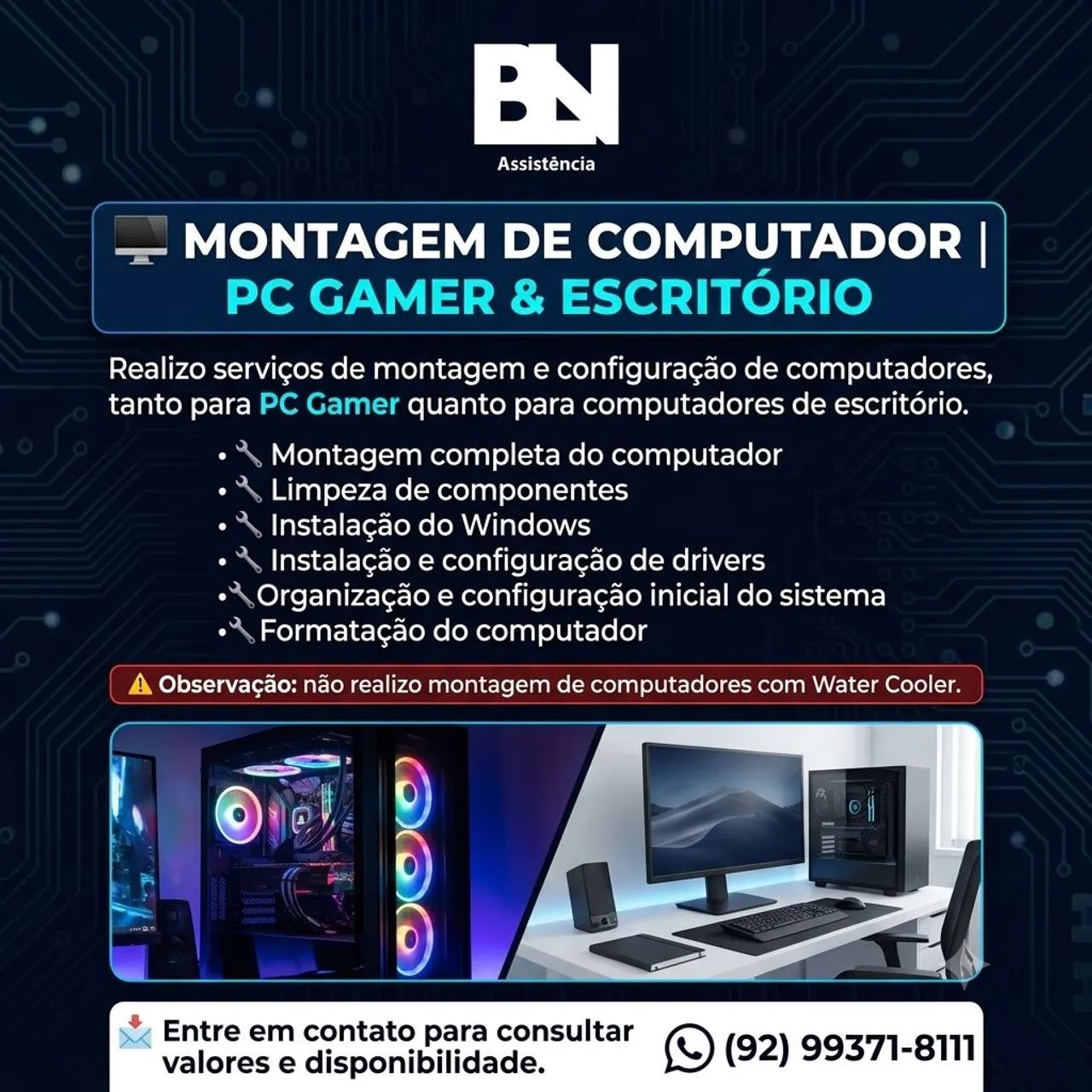 Montagem de Computador | PC Gamer, Escritório