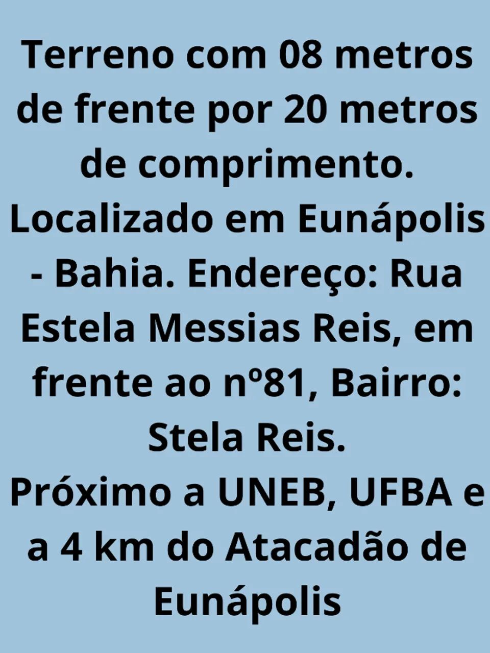 Terreno 160m² Eunápolis Bahia - Foto 3