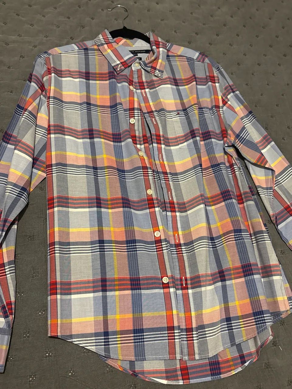 Camisa Tommy xadrez M 