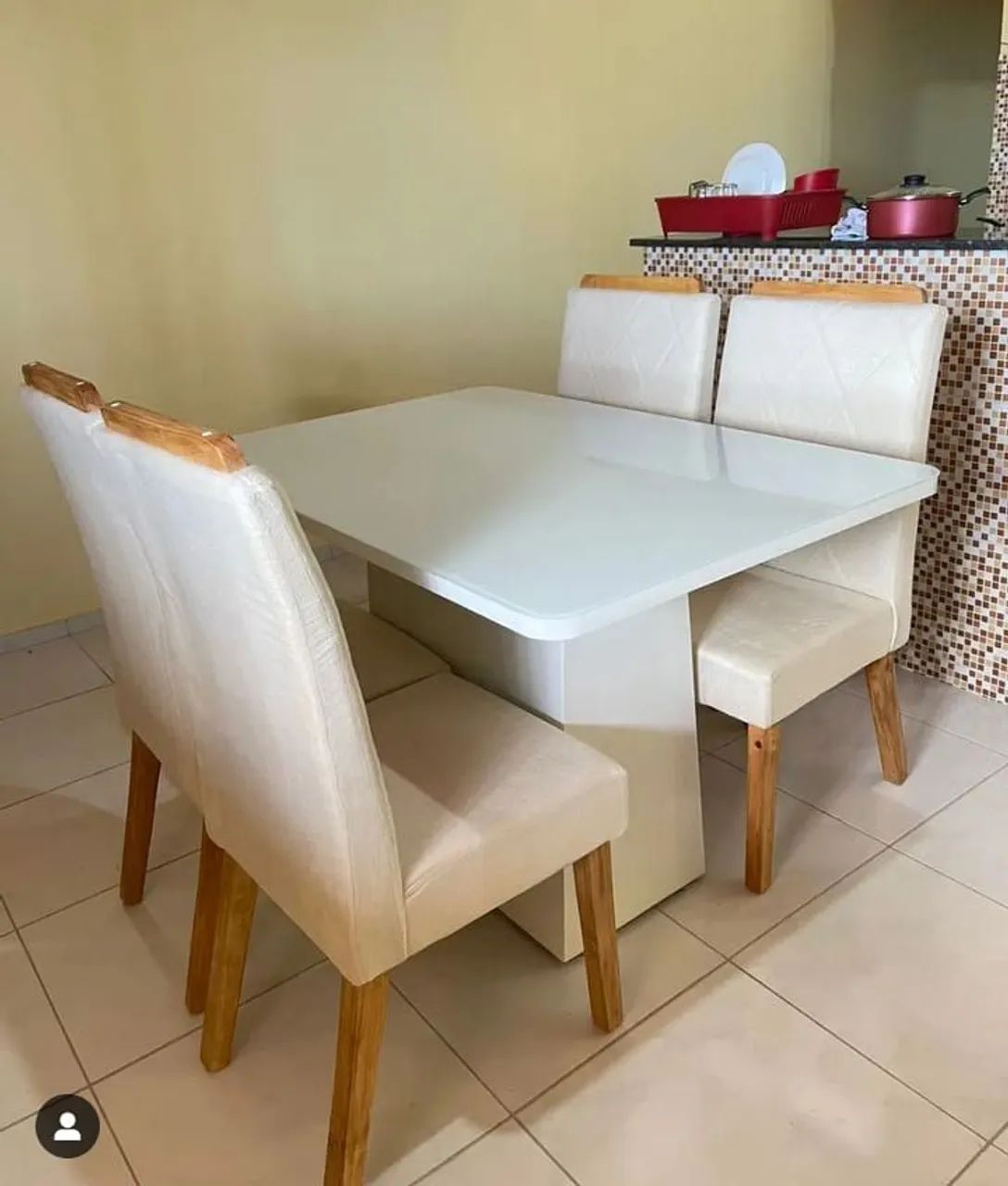 Conjunto de mesa de Jantar entrega e montagem grátis Peça já a sua. - Foto 4