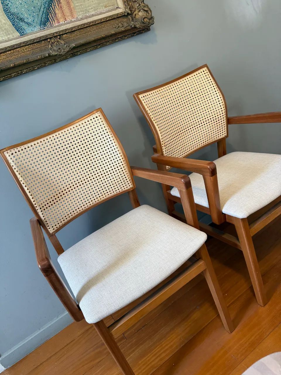 Conjunto de cadeiras palhinha - Foto 4