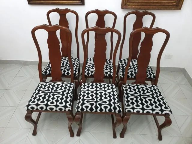 Conjunto de 6 Cadeiras de Mesa De Jantar - Foto 2