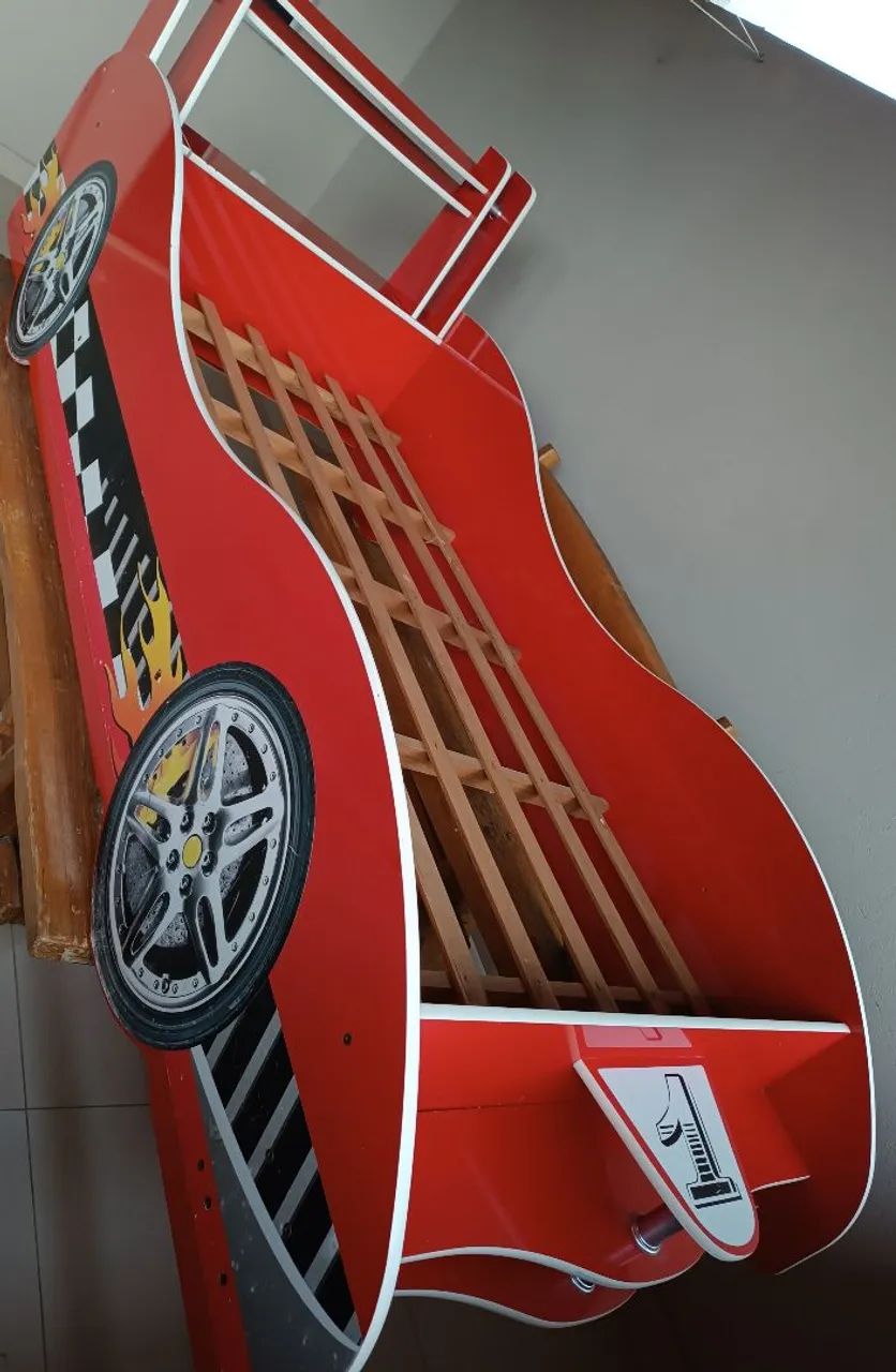 Cama infantil carro fórmula 1 - Foto 3