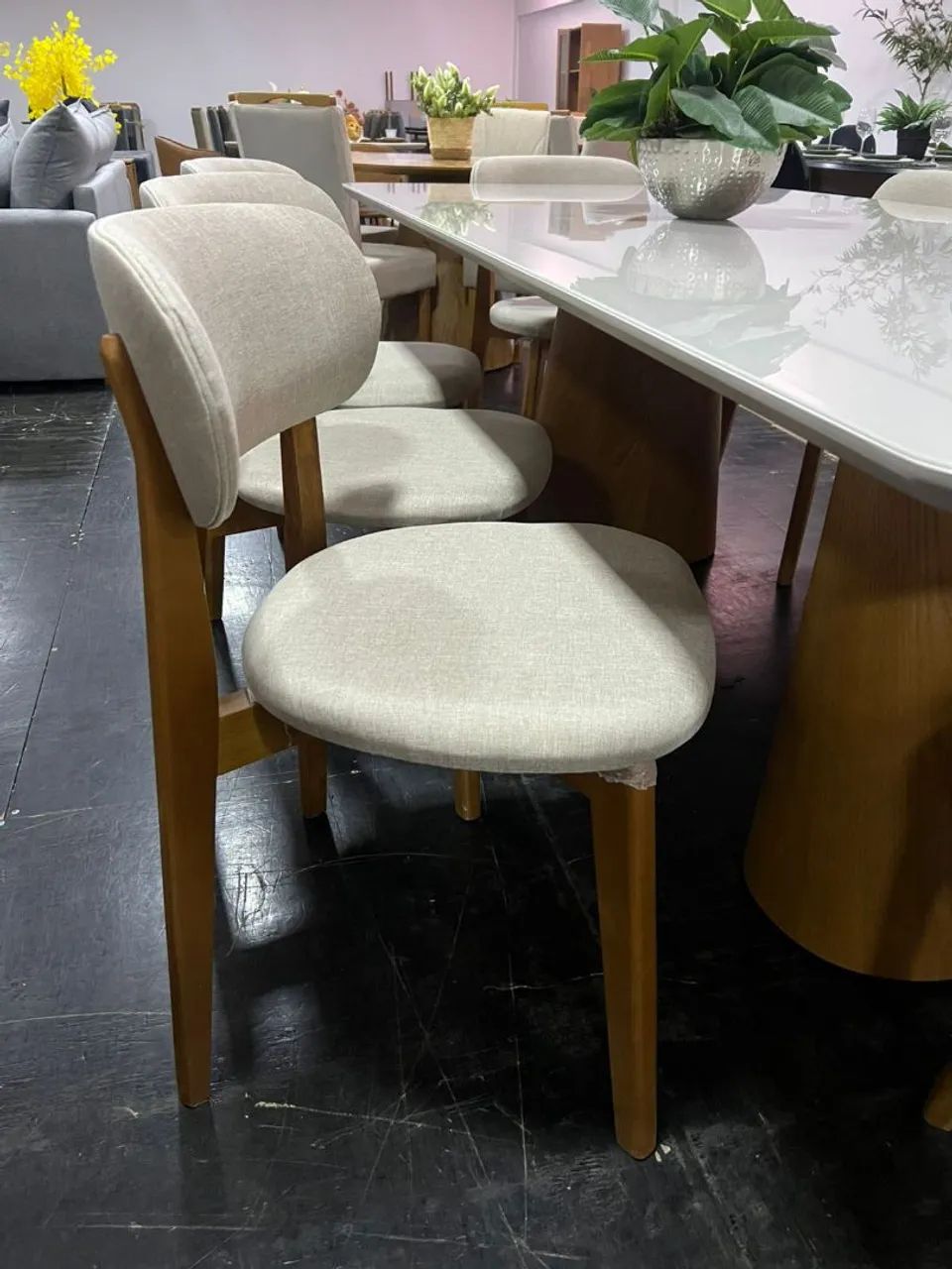 Mesa de Jantar Lírio com 08 Orion - Foto 2