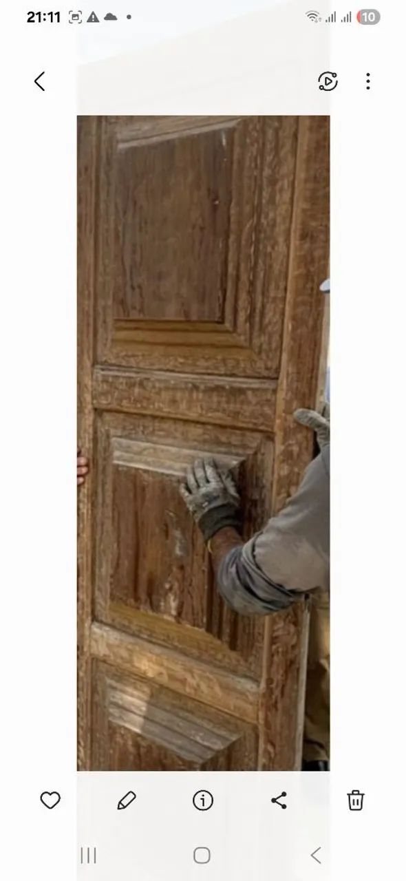 PORTAS, JANELAS E PEÇAS EM MADEIRA DE LEI  - Foto 4