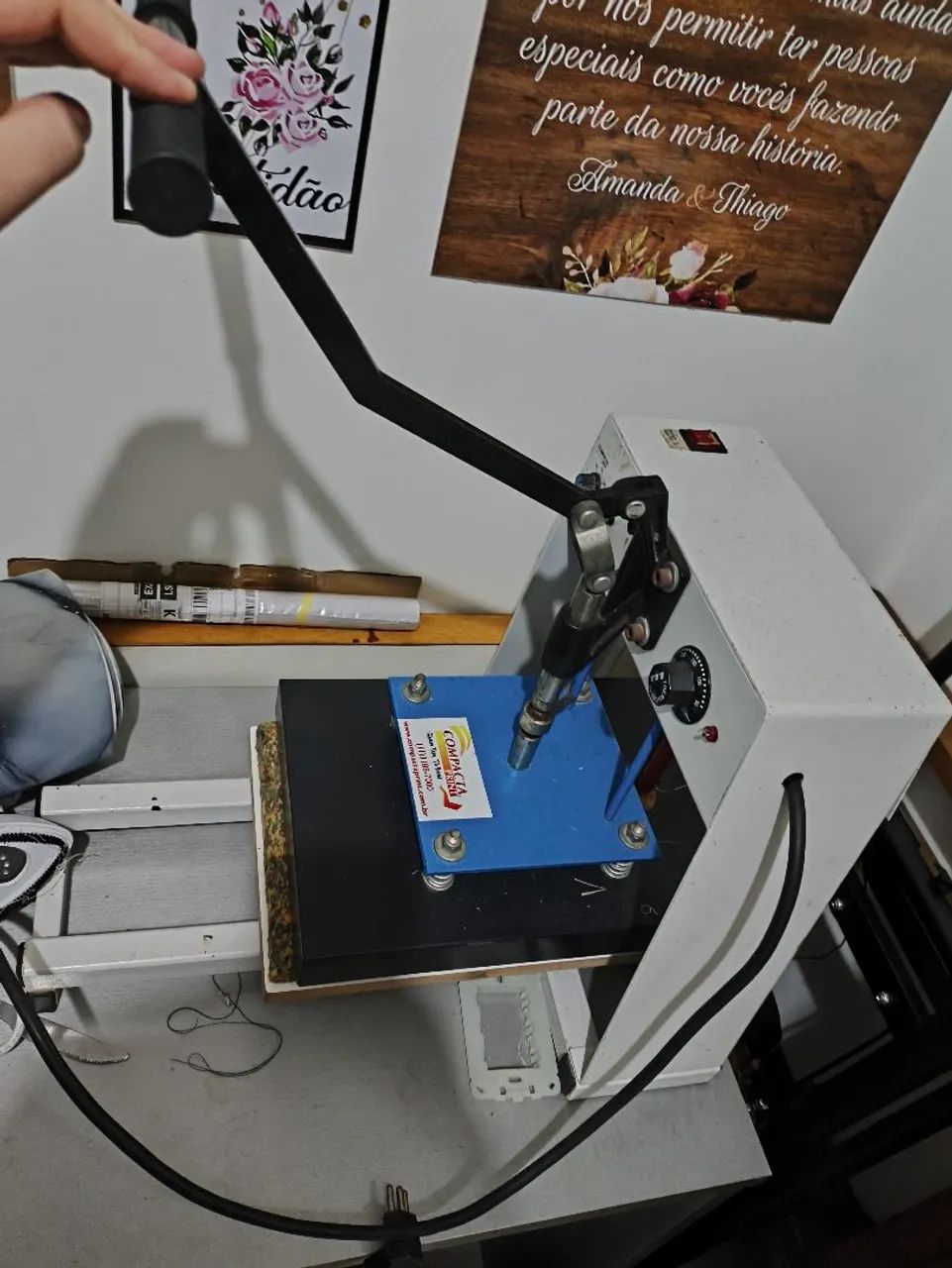 Prensa térmica sublimação 
