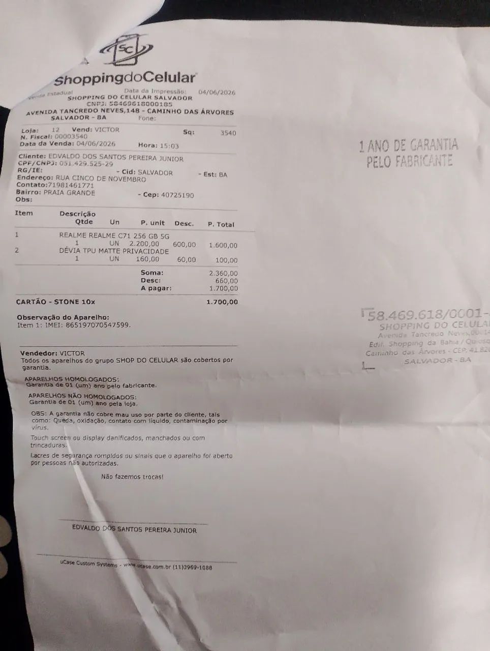 Celular realme c71  - Foto 3