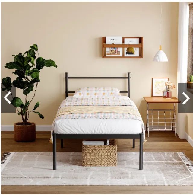 Cama de Solteiro Metal Reforçado - Foto 3