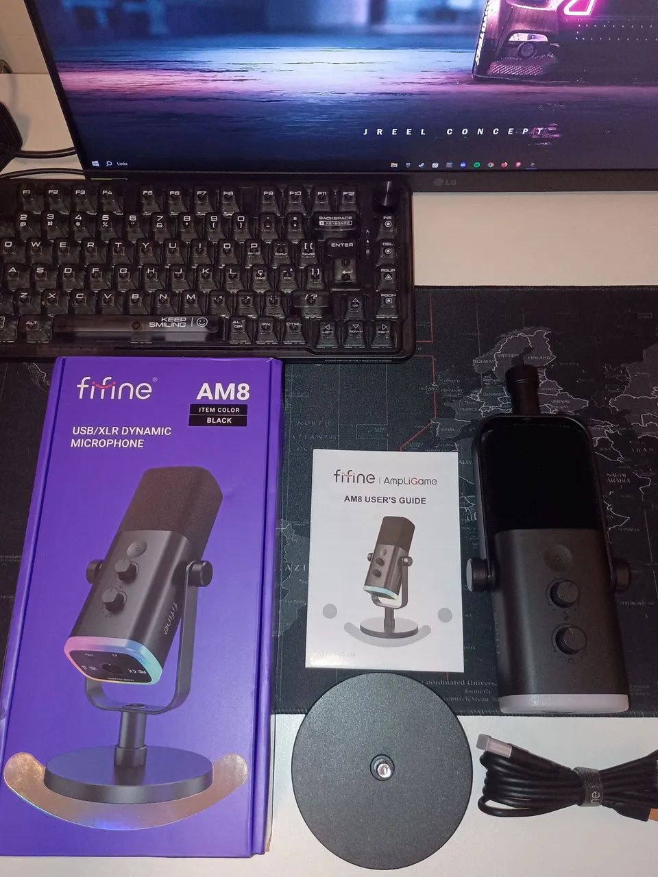 (novo) FIFINE AM8 microfone dinâmico  - Foto 2