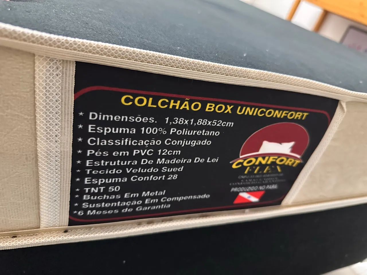 Vendo cama box de casal ortopédica. - Foto 5