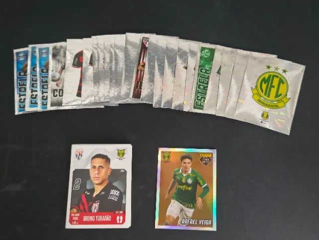 lote 84 figurinhas brasileirão 2024