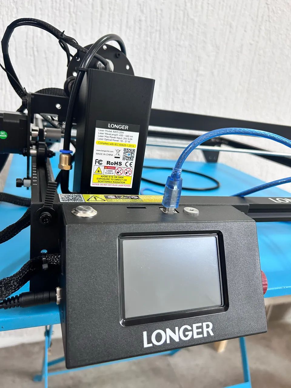 Máquina a laser grava e corta RAY 20W COMPLETA  - Foto 2