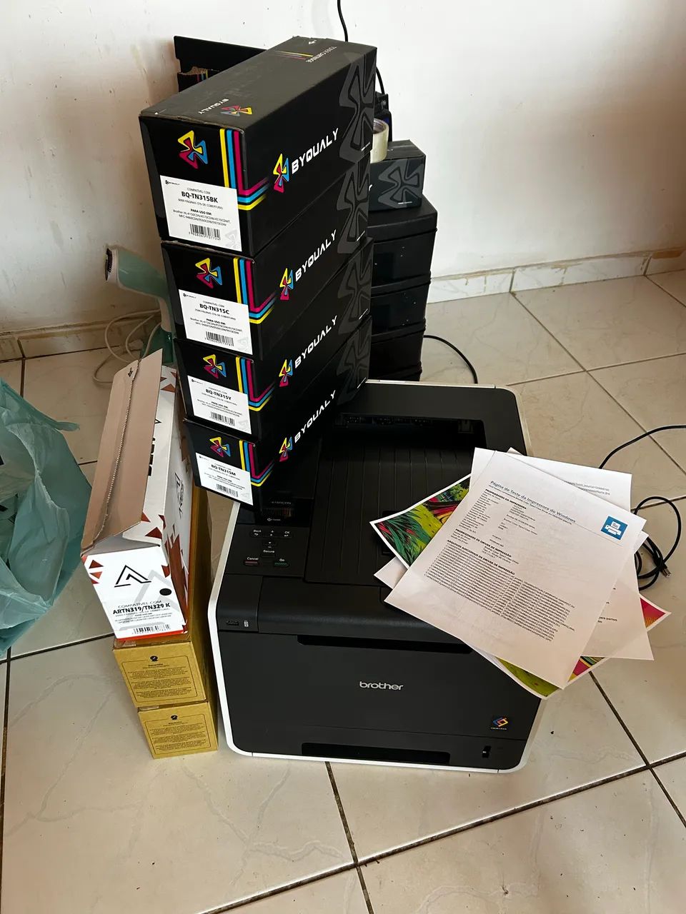 IMPRESSORA COLIDA A LASER BROTHER HL-4150CDN - Foto 4