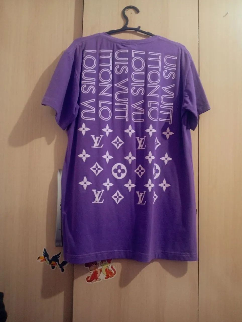 Camisa LV roxa casual  - Foto 2