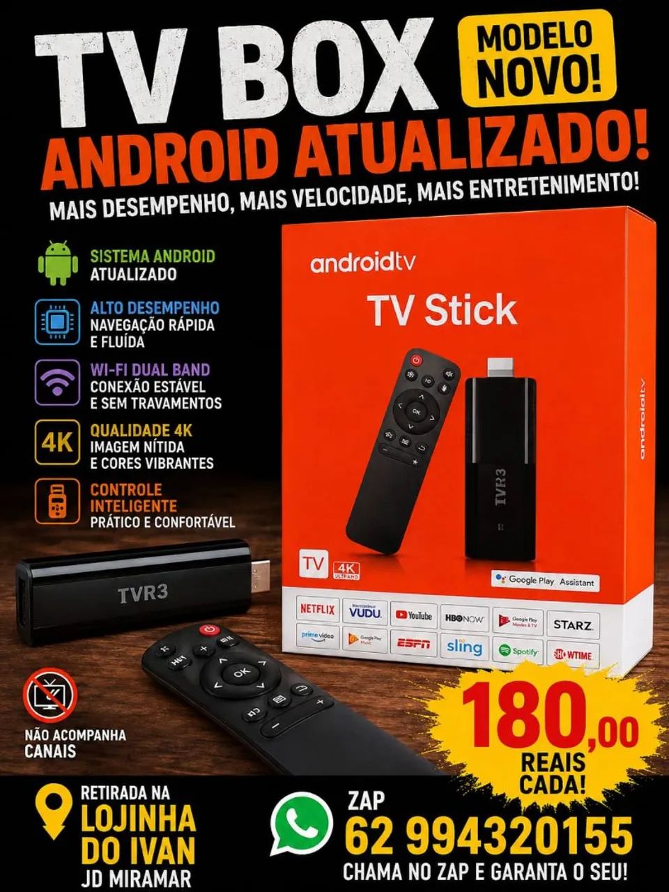 Tv stick atualizado 