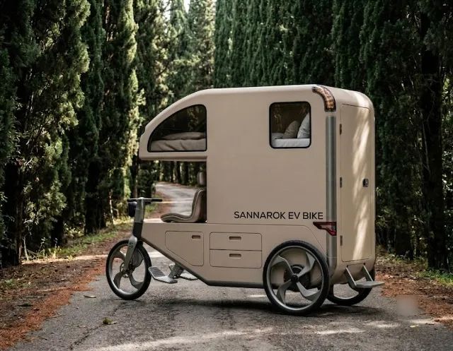 BYKE CAMPER ELETRICA COM PAINEL SOLAR