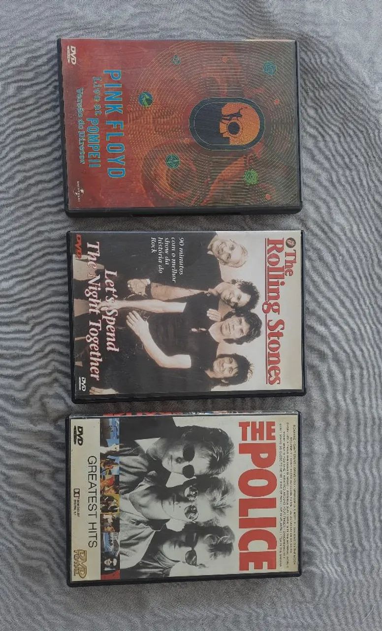 Lote com 7 DVDs de bandas internacionais. - Foto 5