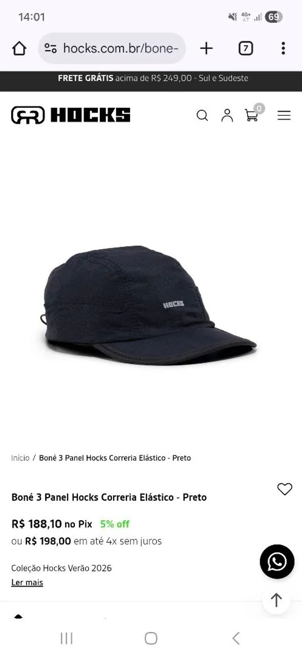 Boné 3 Panel Hocks  - Foto 4