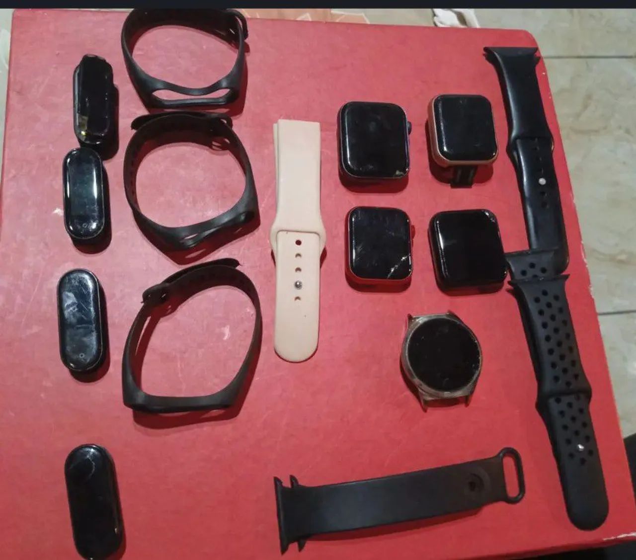 5 smartwatches e 4 pulseiras inteligentes (smartbands) , LEIA O ANÚNCIO 